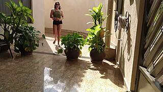 hey, check this casada teasing the gas delivery guy