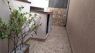 hey, check this casada teasing the gas delivery guy