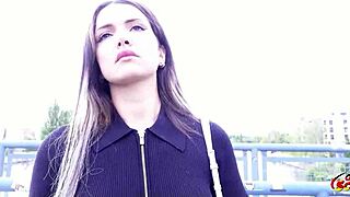 german scout - first anal bang at pickup casting for curvy teen 18+ crystal richi