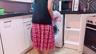 I’m so into my wet Pinay school uniform washing after filming porn, it’s crazy funny!