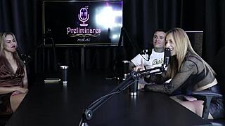 loira safada moaning while stripping and sucking that tasty cock yasmin pariz sheer red