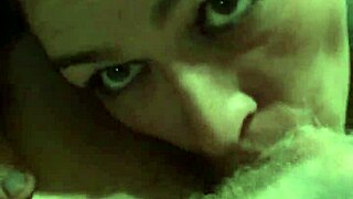 Princess turns slutty sucking balls and deepthroating cock.