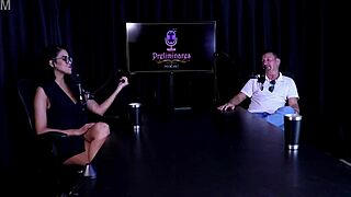 andressa urach at creators party with carlos urach, public outdoor humiliation