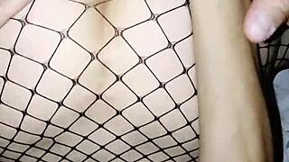 Mature couple creates home videos