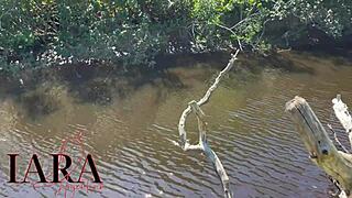 latina natural has outdoor sex with bbc