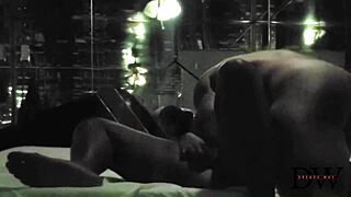 Ebony Couple Films Sextape In Mirror Room With Creampie And Big Tits.