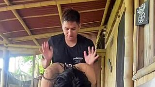 Sexy bikini latina amateur gets fucked after beach