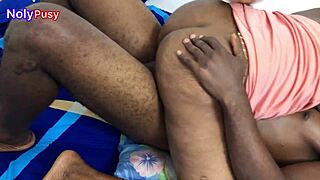 Real African Couple’s Raw Homemade Sex Tape