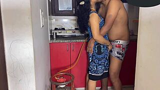 Found My Neighbor Cooking, Asked Him to Heat My Body!