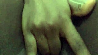 small tit ebony solo pussy masturbation with wet lips