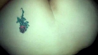 Curvy tattooed latina with piercing shows off