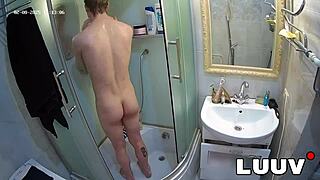 Luuv Quick Shower Before Raw Sex On Camera With Tattoos