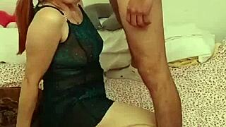 Slamming my suegra hard while my girlfriend sleeps nearby