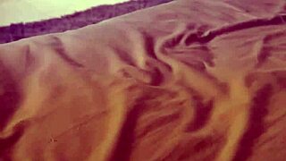 The naughty wife masturbates in shorts before work