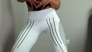 wow, brag124wife does sexy gym cardio with big tits!