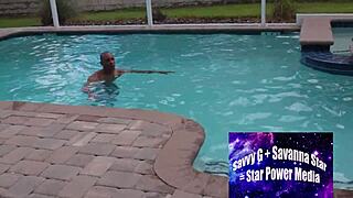 Dee Heart SEDUCES Alphonso Into WET Paradise POOLSIDE