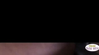 Horny guy skips food to bang sweet ebony ass