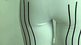 wow, brag124wife does sexy gym cardio with big tits!