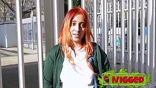 i'm natalyy, a young redhead babe, and i'm so ready to try a black dude, oh god it's gonna be rough