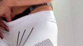 wow, brag124wife does sexy gym cardio with big tits!