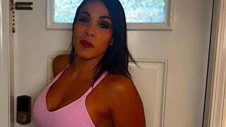 Exotic Latina Undergoes Crazy Neighbor Massage Therapy