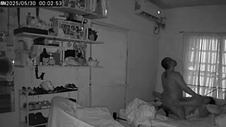 Spying on chubby amateur couple having hot sex!