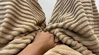 Petite Babe Fucks Her Tight Horny Pussy