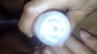 Wife Takes Vibrator Deep in Her Ass