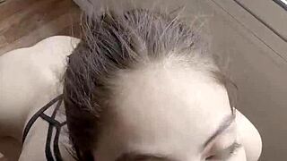 Cute Brunette Teen Returns To Favorite Spot
