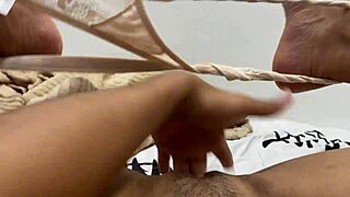 Petite Babe Fucks Her Tight Horny Pussy