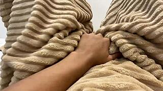 Petite Babe Fucks Her Tight Horny Pussy