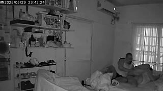 Spying on chubby amateur couple having hot sex!