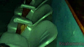 Redhead's Public Humiliation with Outdoor Fucking Scene