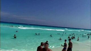 college invasion where babes and boys hit the beaches for some blowjobs