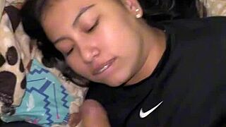 despierto a mi hermanastra en el gimnasio