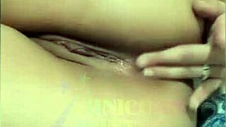 Rubbing Her Little Pussy Then Fingering Her Tight Ass