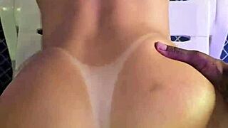 Big Black Cock Satisfies My Tension With Pussy Spreading