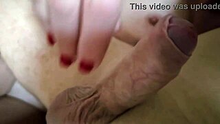 Handjob and Balls Massage with Final Blowjob Swallowing