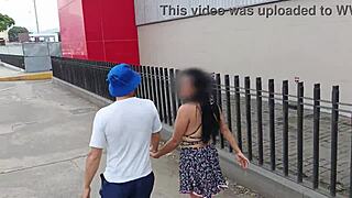 i was waitin for my boyfriend at the mall, but he didnt show, so this stranger took me home and we fucked doggy style so hard