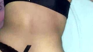 this hot mexican girl gets double penetration in a cuckold swingers trio