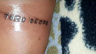 tattoo session turns into orgy with mirella mansur and friends