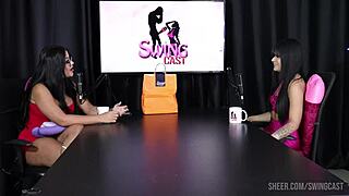 i watch tifany rocha in sheer red on the swing, so sexyy