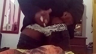 Big black guy calls on WhatsApp for blue films