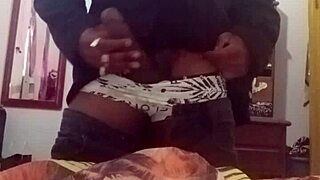 Big black guy calls on WhatsApp for blue films