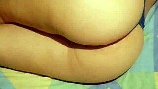 In a homemade scene, a young Colombian bride with big tits and ass gets offered money to let him FILL her PUSSY with CUM