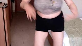 Mariaold Milf Bouncing Huge Tits And Play With Pussy!