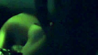 Ebony beauty takes big black cock in doggy style, reaching intense orgasm