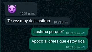 Sharon meets a stranger from WhatsApp at home while husband works, getting anal and blowjobs, turning into his slut on hidden camera.