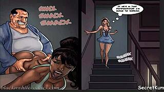 the mayor s 3 ep 1 - cheating husband fucks sexy ebony maid in kitchen