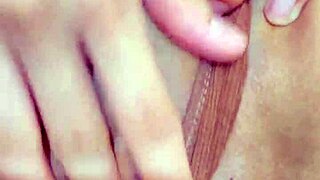 Asian Stepdaughter Reaches Orgasm Masturbating Curvy Pussy Homemade